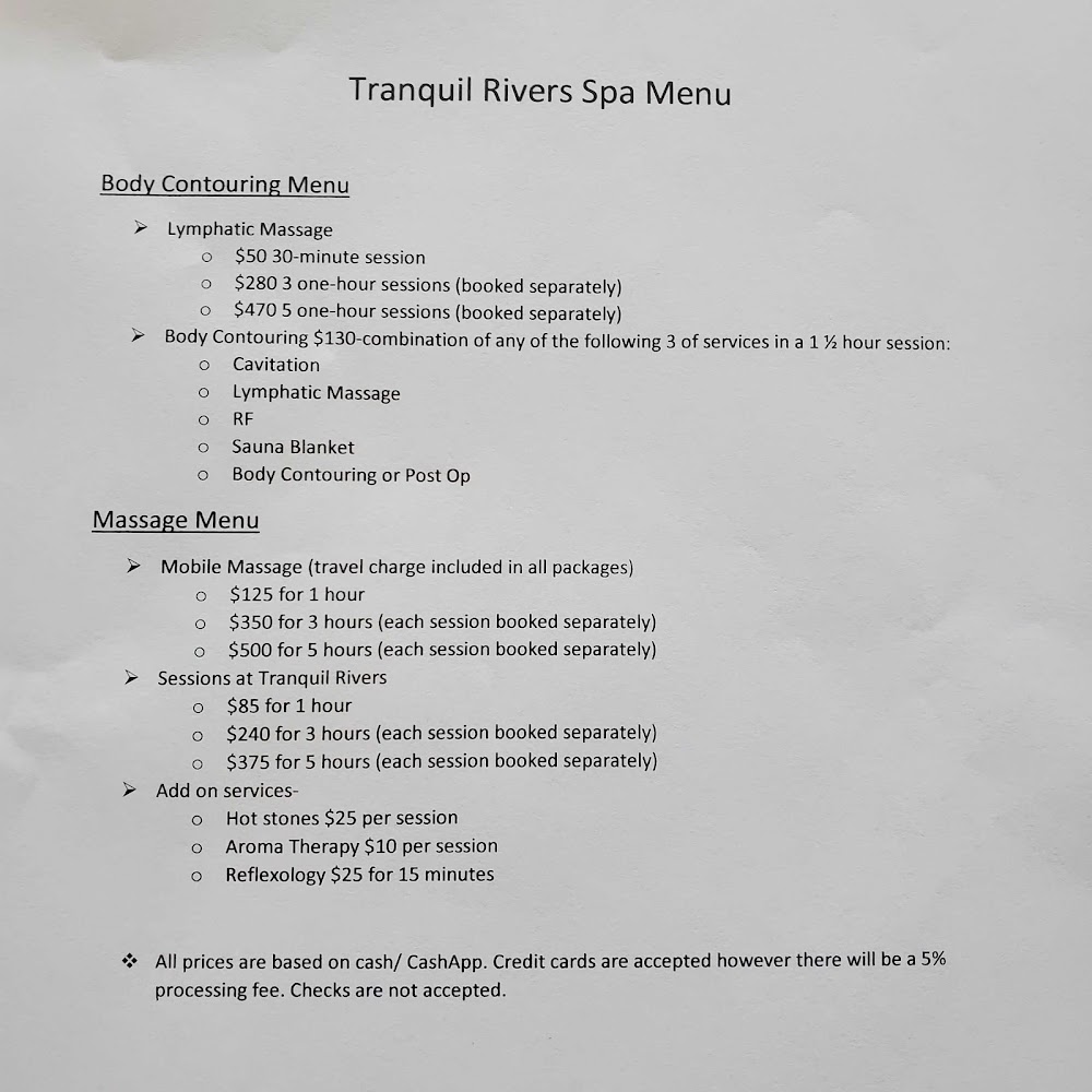 Tranquil Rivers Massage Therapy